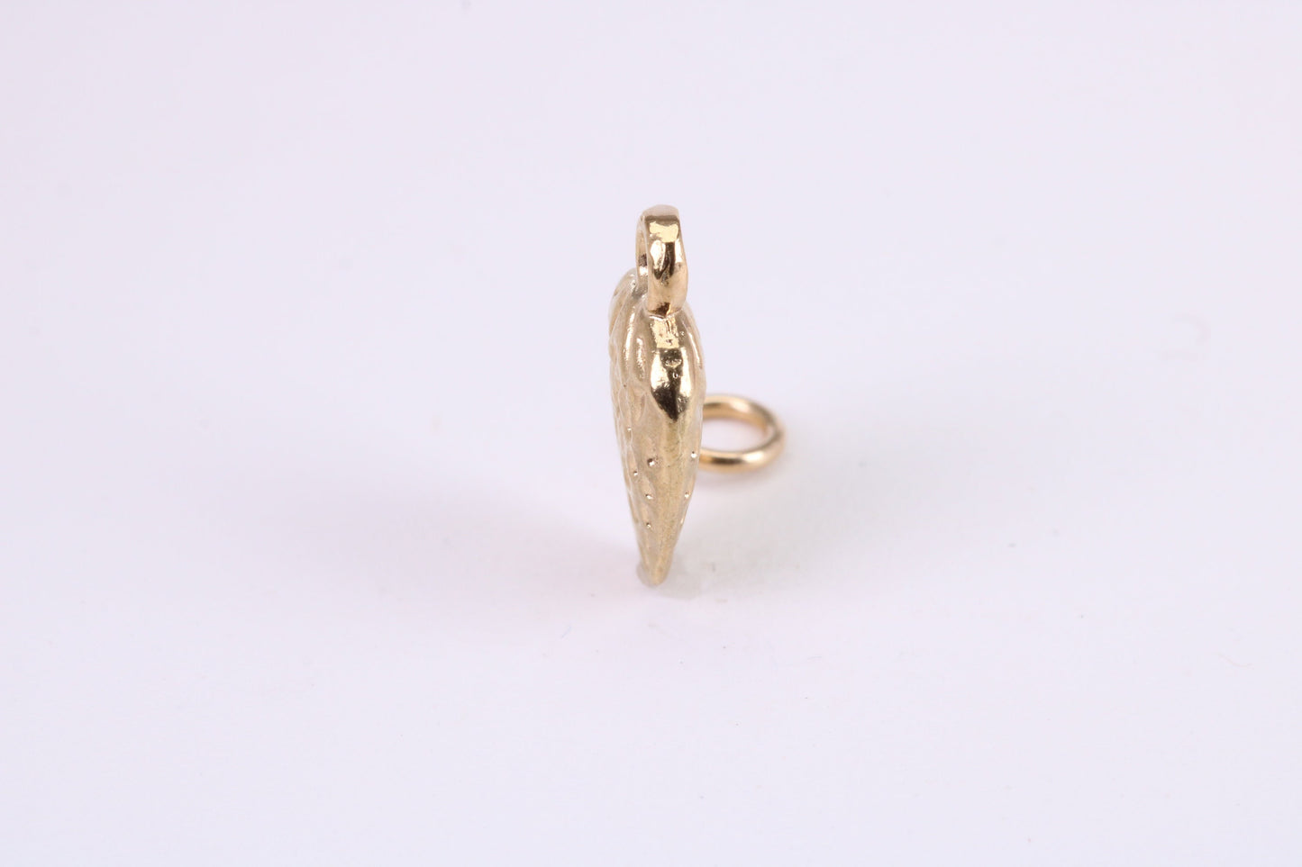 Strawberry Charm, Traditional Charm, Made from Solid Yellow Gold, British Hallmarked, Complete with Attachment Link