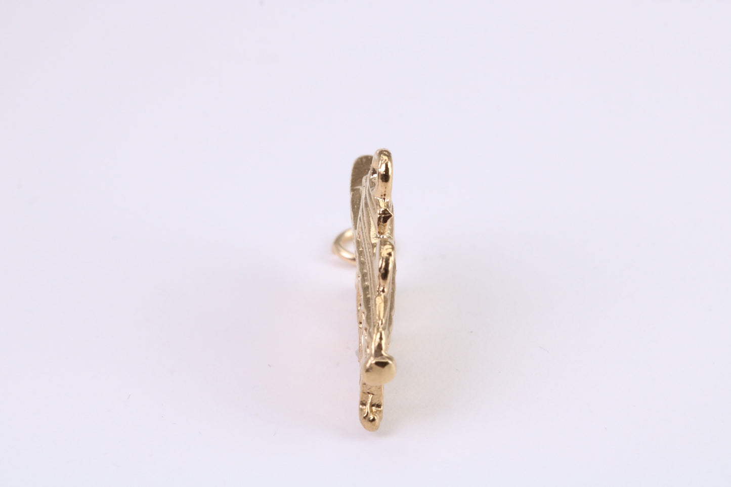 Alaska Cruise Charm, Traditional Charm, Made From Solid British Hallmarked yellow Gold, Complete with Attachment Link