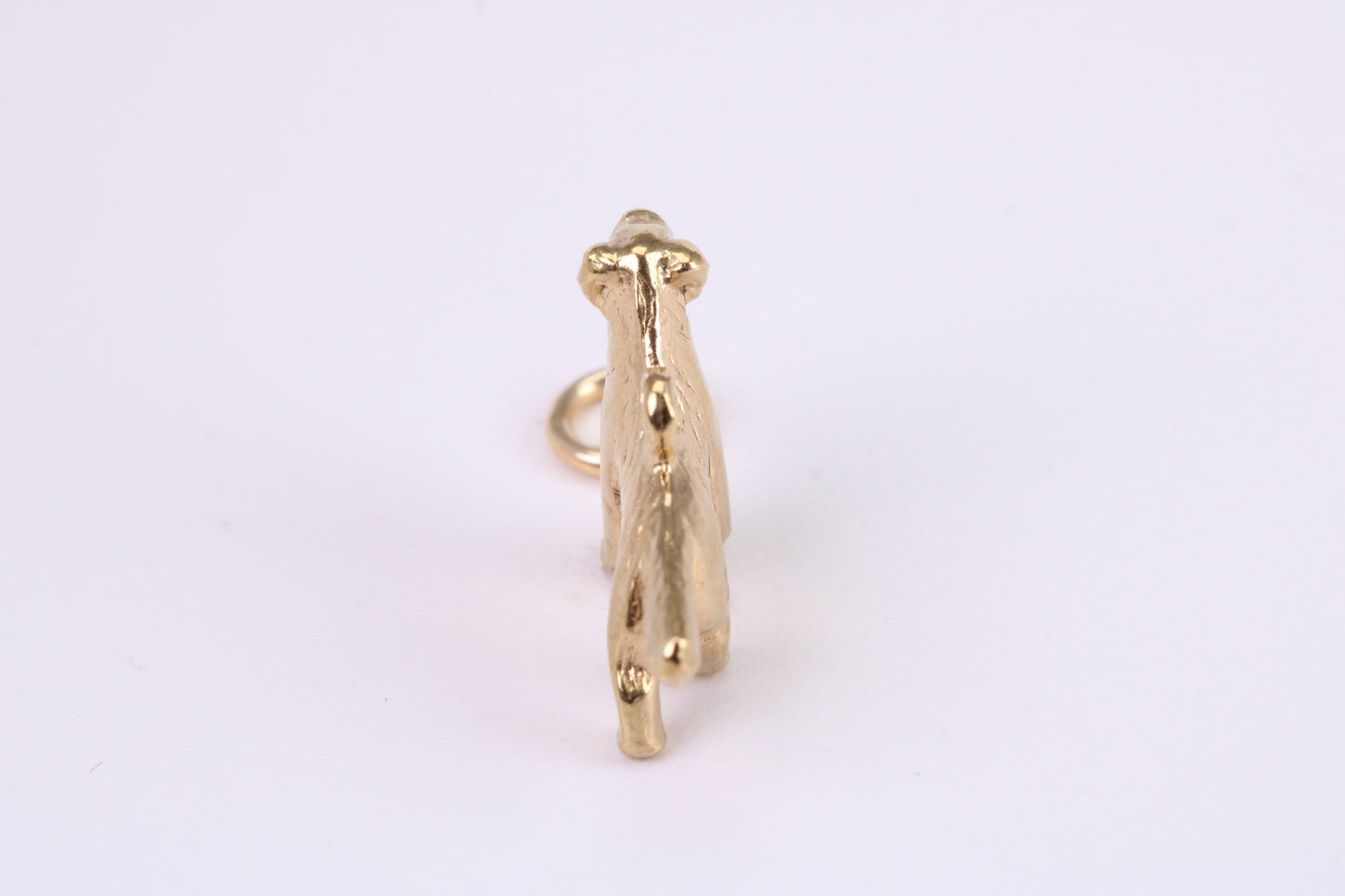 Pointer Dog Charm, Traditional Charm, Made from Solid Yellow Gold, British Hallmarked, Complete with Attachment Link