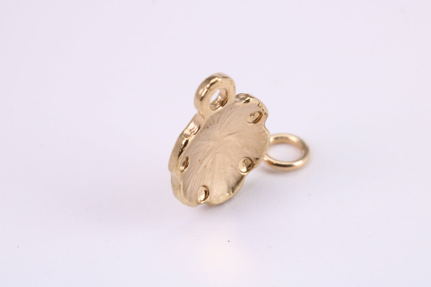 Star Fish Fossil Charm, Traditional Charm, Made from Solid Yellow Gold, British Hallmarked, Complete with Attachment Link