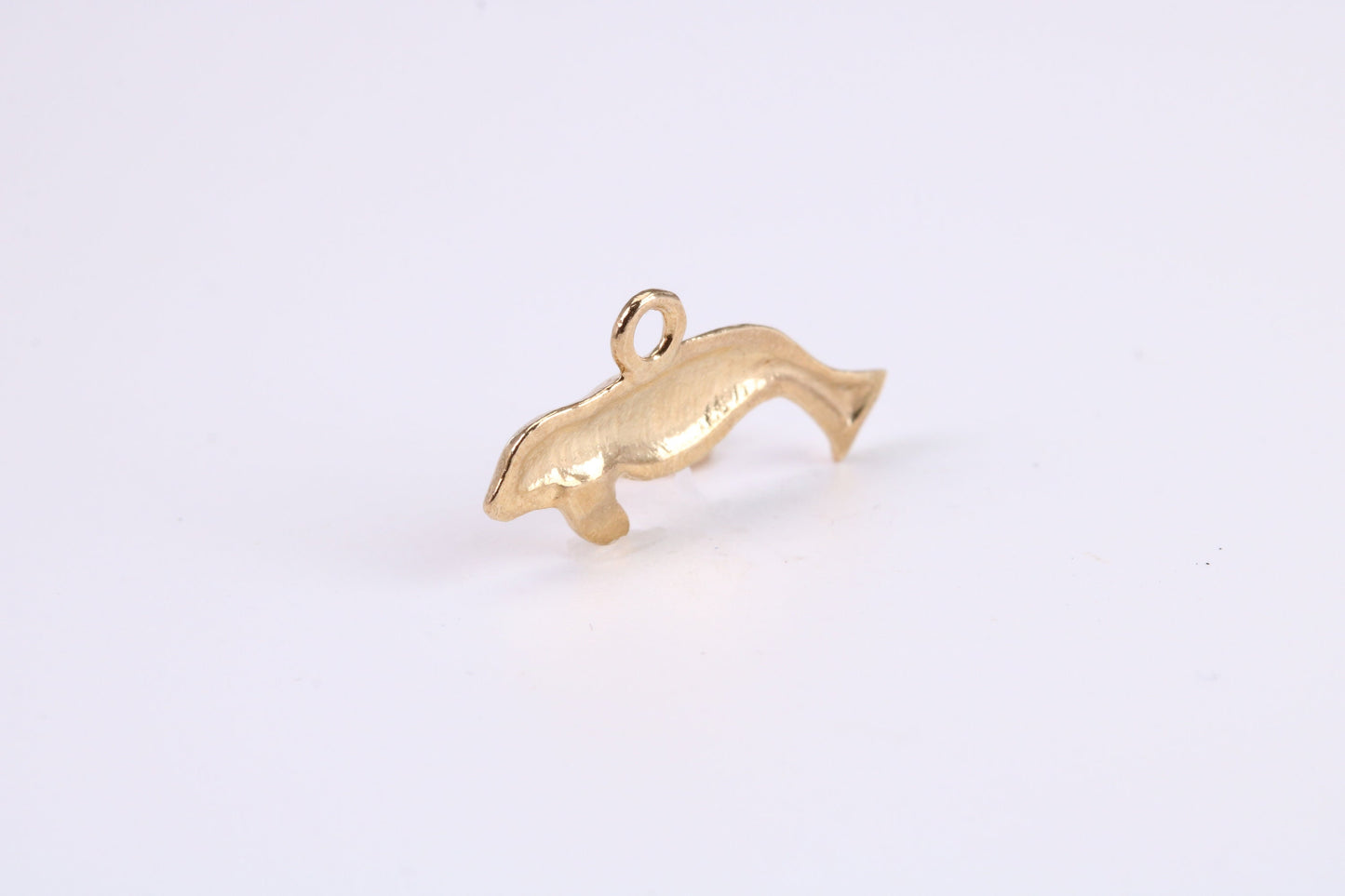 Manatee Charm, Traditional Charm, Made from Solid Yellow Gold, British Hallmarked, Complete with Attachment Link