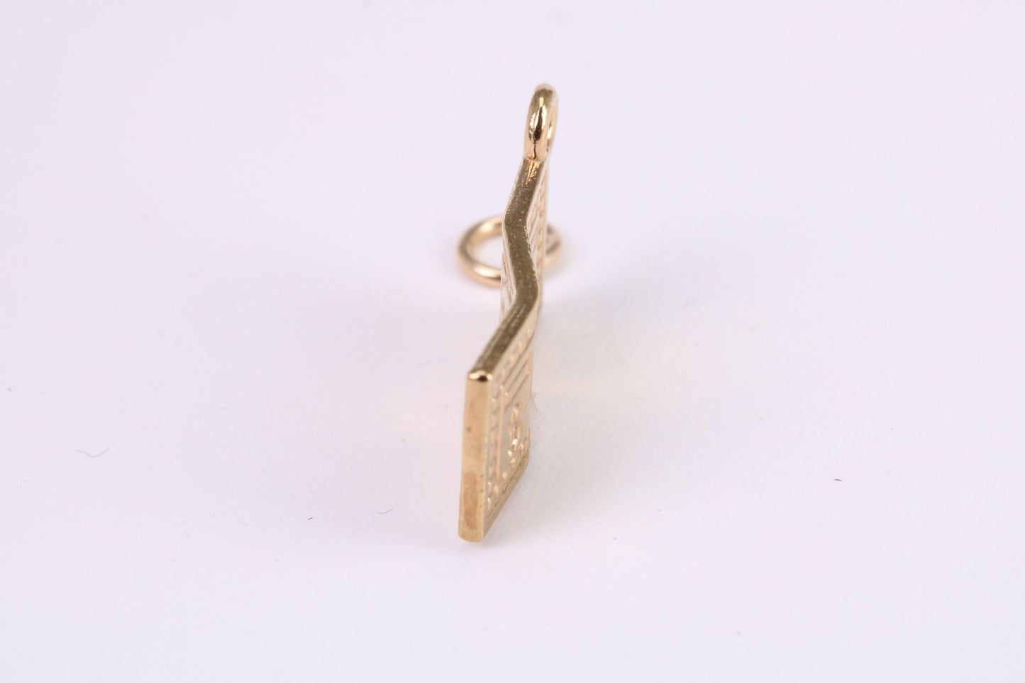 100 Dollar Bill Charm, Traditional Charm, Made from Solid Yellow Gold, British Hallmarked, Complete with Attachment Link