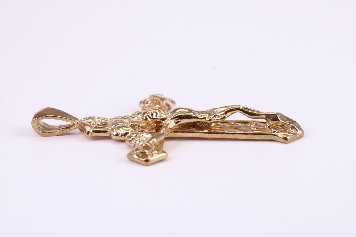 Chunky 45 mm Long Gold Crucifix, Made from Solid Yellow Gold, British Hallmarked