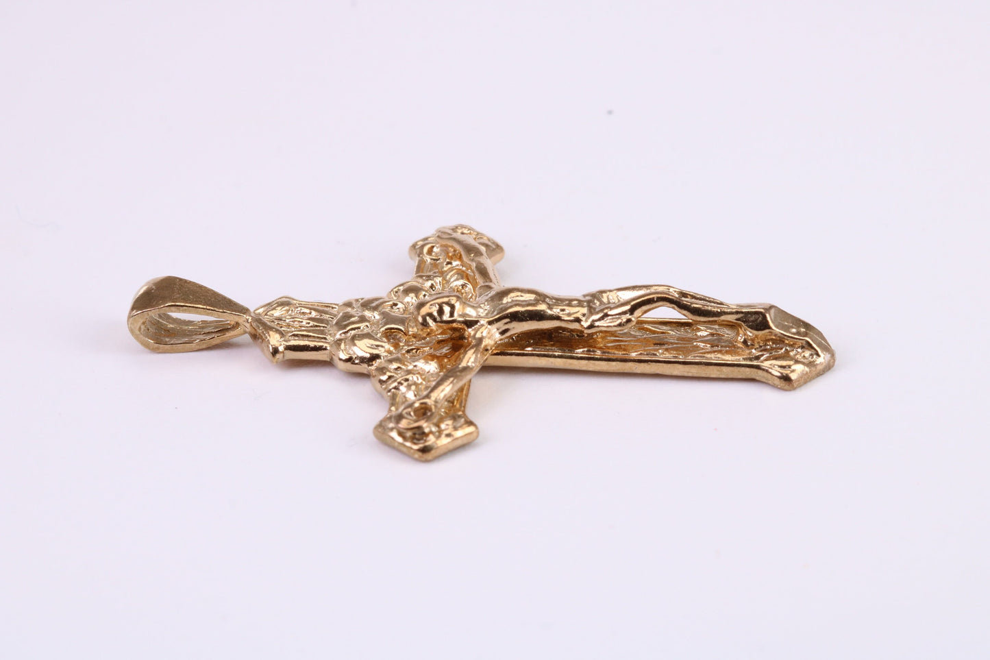 Chunky 45 mm Long Gold Crucifix, Made from Solid Yellow Gold, British Hallmarked