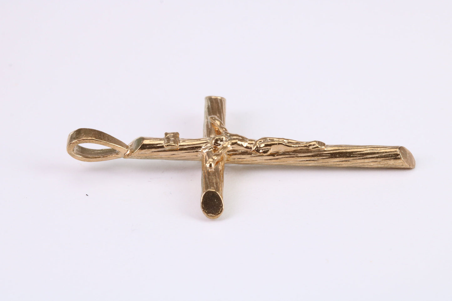 45 mm Long Gold Crucifix, Made from Solid Yellow Gold, British Hallmarked