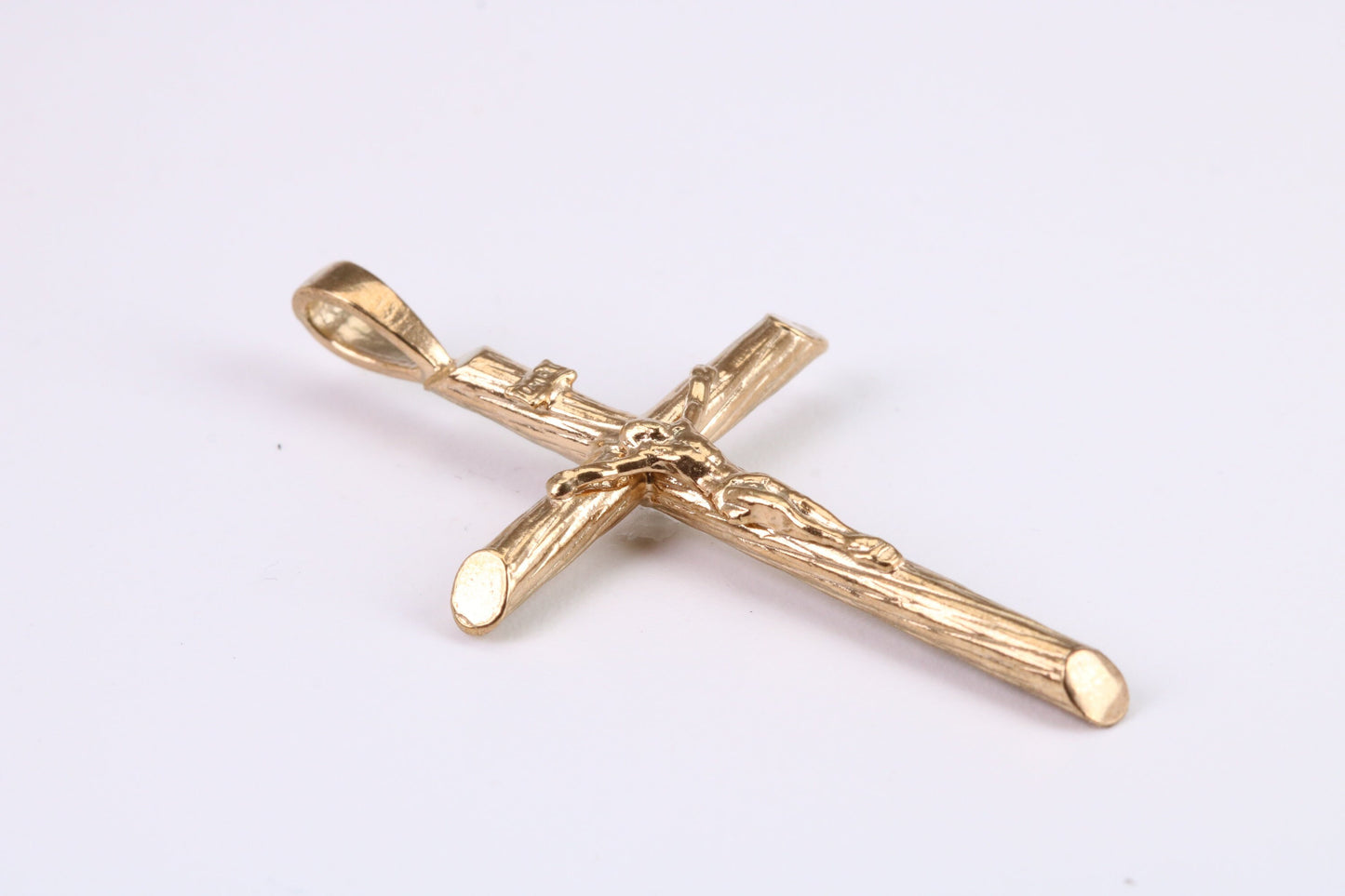 45 mm Long Gold Crucifix, Made from Solid Yellow Gold, British Hallmarked
