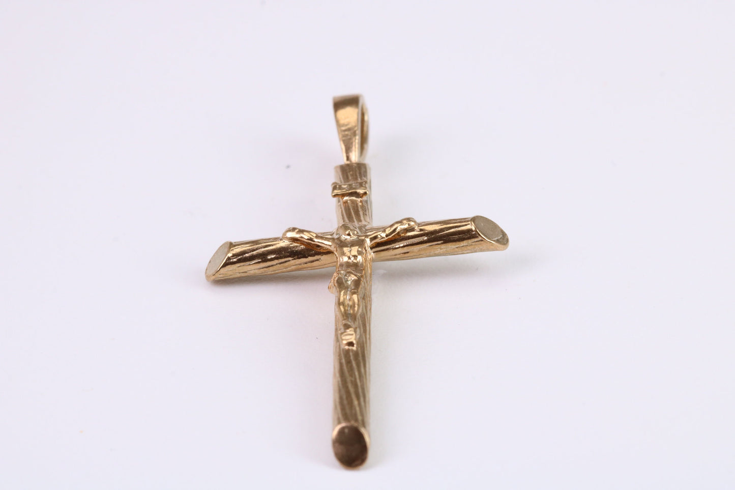 45 mm Long Gold Crucifix, Made from Solid Yellow Gold, British Hallmarked
