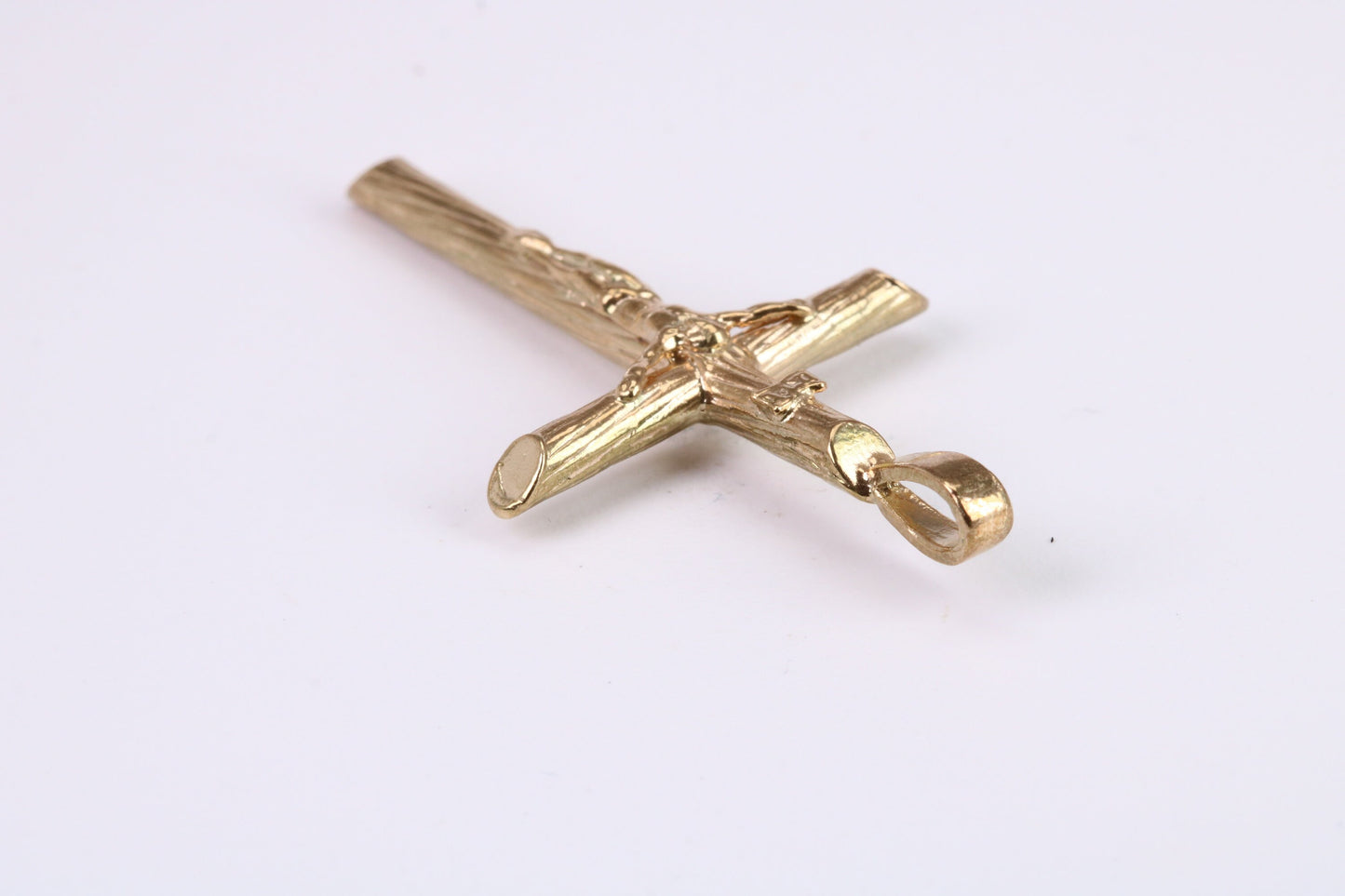 45 mm Long Gold Crucifix, Made from Solid Yellow Gold, British Hallmarked