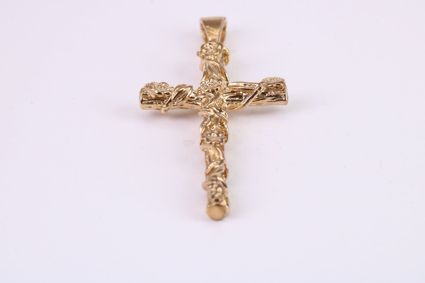 45 mm Long Gold Cross, Made from Solid Yellow Gold, British Hallmarked