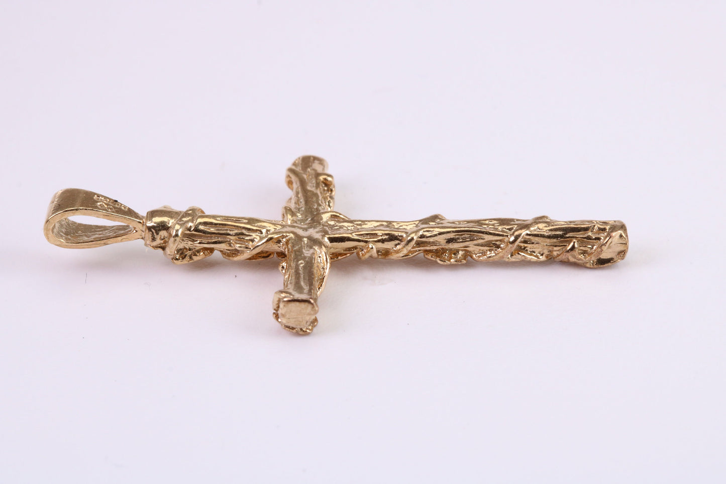 45 mm Long Gold Cross, Made from Solid Yellow Gold, British Hallmarked