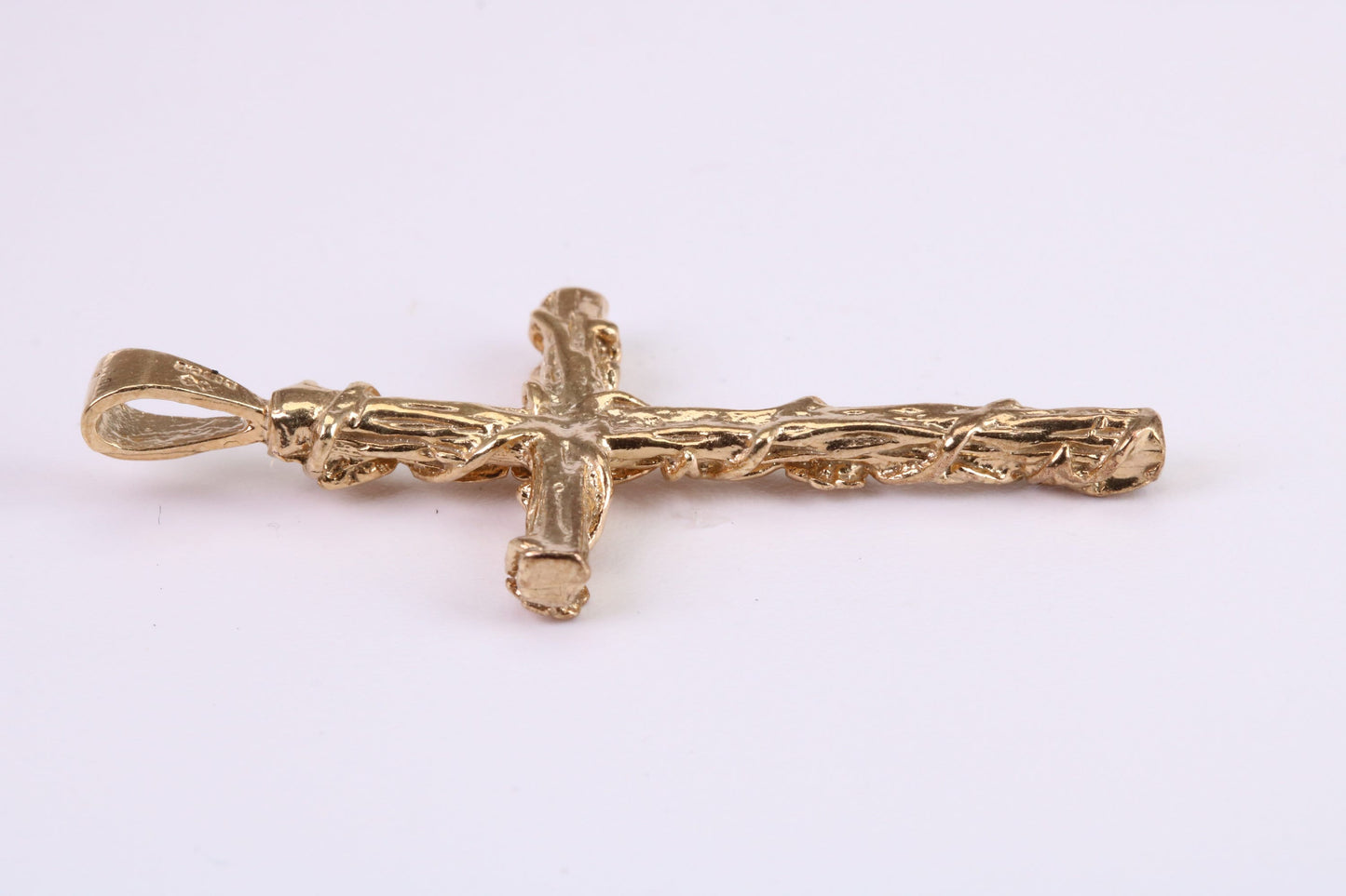 45 mm Long Gold Cross, Made from Solid Yellow Gold, British Hallmarked