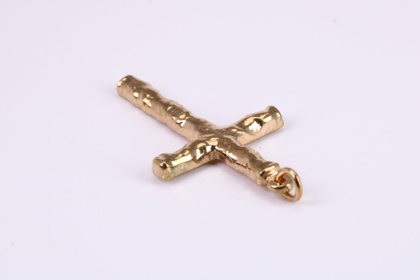 38 mm Long Gold Cross, Made from Solid Yellow Gold, British Hallmarked