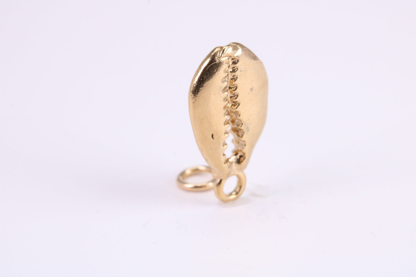 Shark Jaw Charm, Traditional Charm, Made from Solid Yellow Gold, British Hallmarked, Complete with Attachment Link