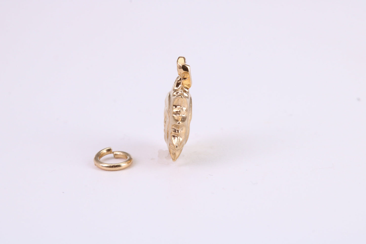 Sun Charm, Traditional Charm, Made from Solid 9ct Yellow Gold, British Hallmarked, Complete with Attachment Link
