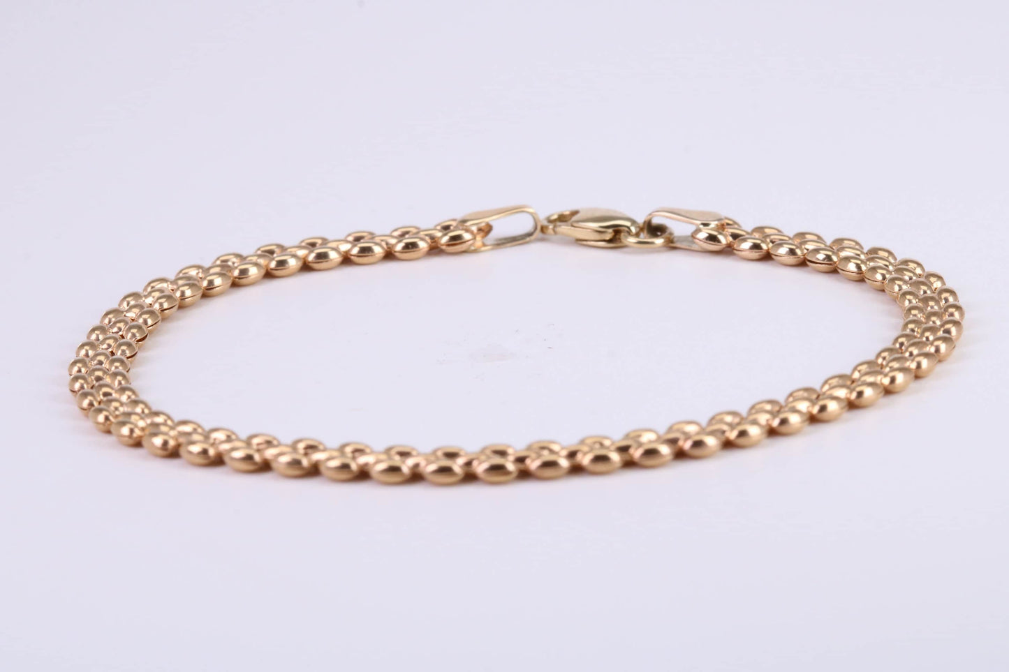 Fancy Link Bracelet, Made From Solid Yellow Gold, British Hallmarked, Luxury Gift Boxed