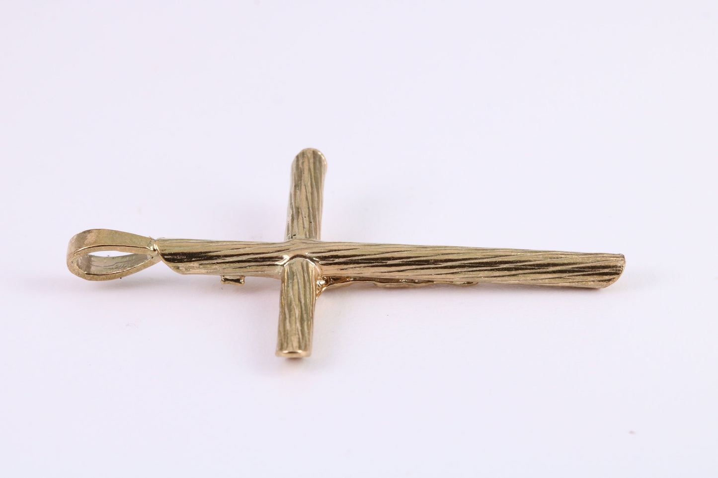 45 mm Long Gold Crucifix, Made from Solid Yellow Gold, British Hallmarked