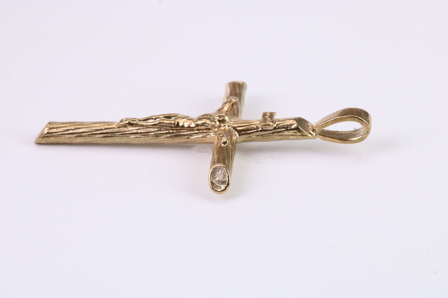 45 mm Long Gold Crucifix, Made from Solid Yellow Gold, British Hallmarked