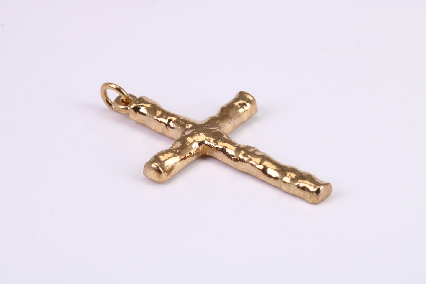 38 mm Long Gold Cross, Made from Solid Yellow Gold, British Hallmarked