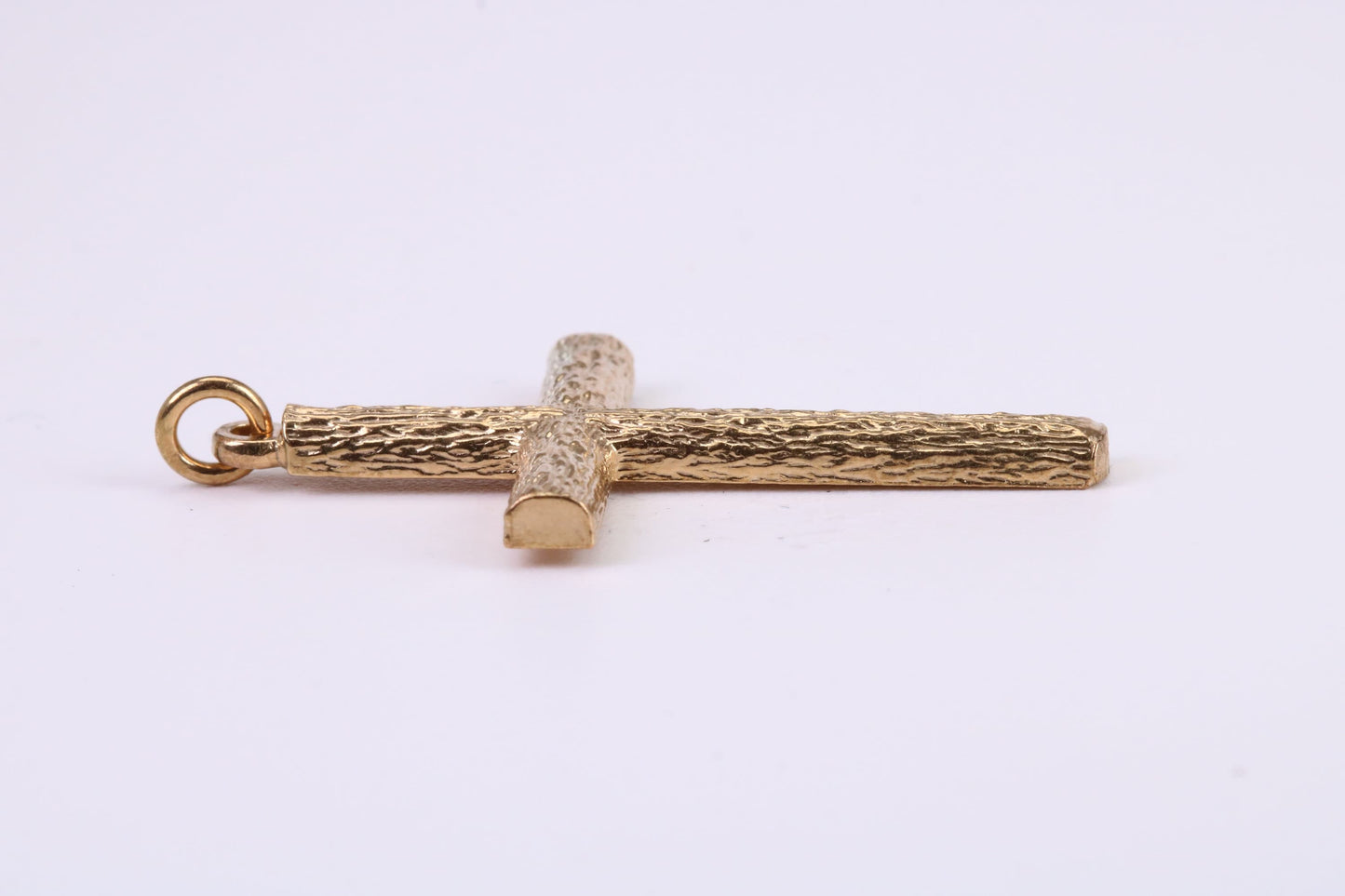 39 mm Long Gold Cross, Made from Solid Yellow Gold, British Hallmarked