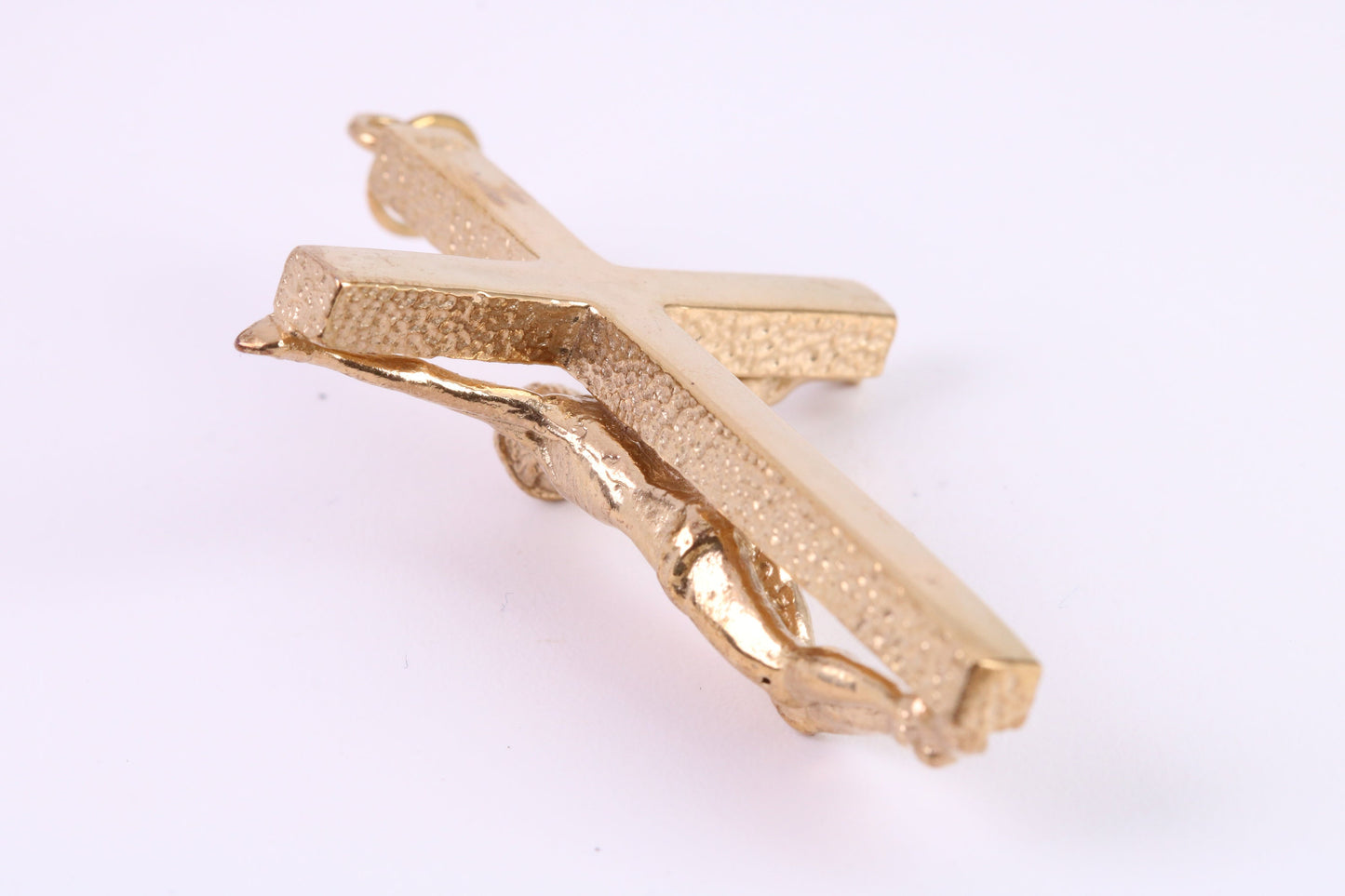 Large and Chunky 54 mm Long Gold Crucifix, Made from Solid Yellow Gold, British Hallmarked