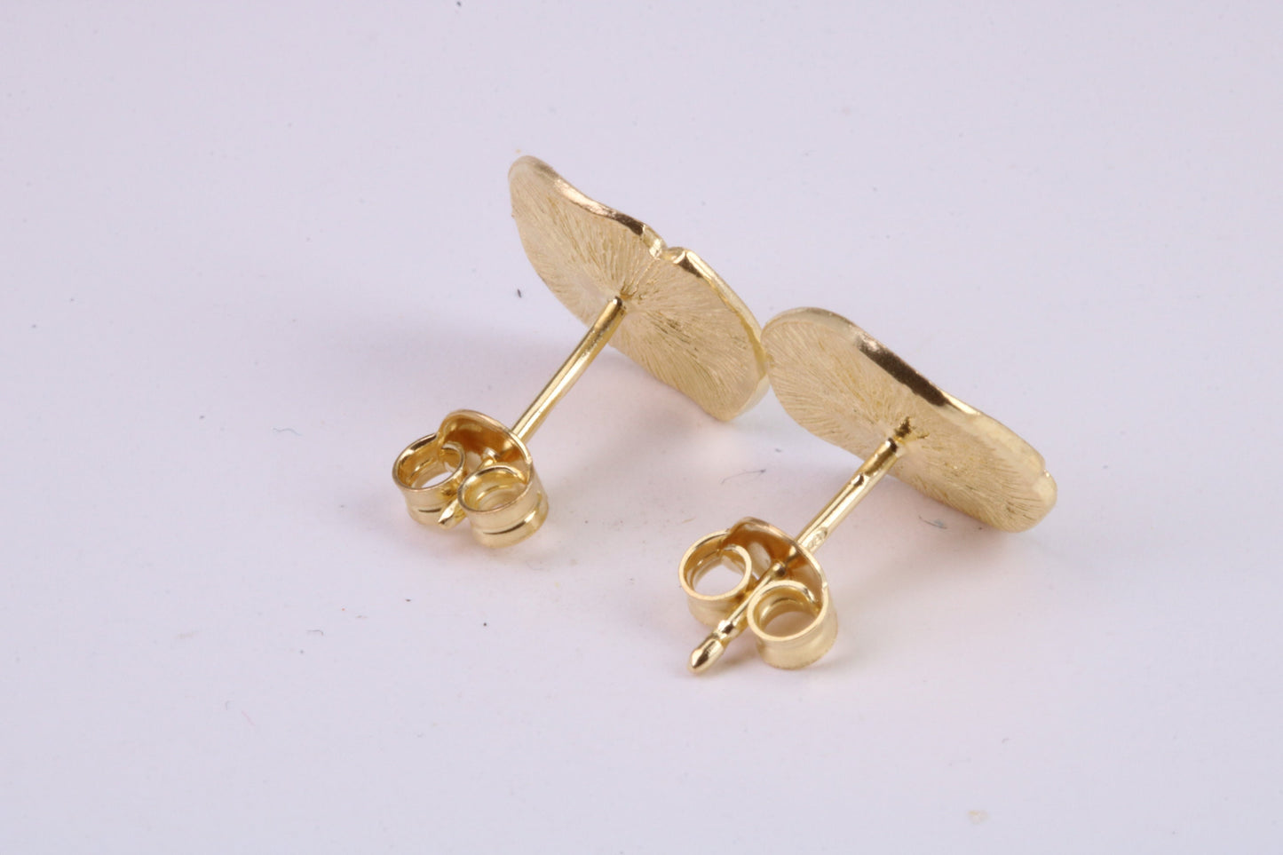 Shimmering Stud Earrings, Very Dressy, Made from Solid 925 Grade Sterling Silver and 18ct Yellow Gold Plated