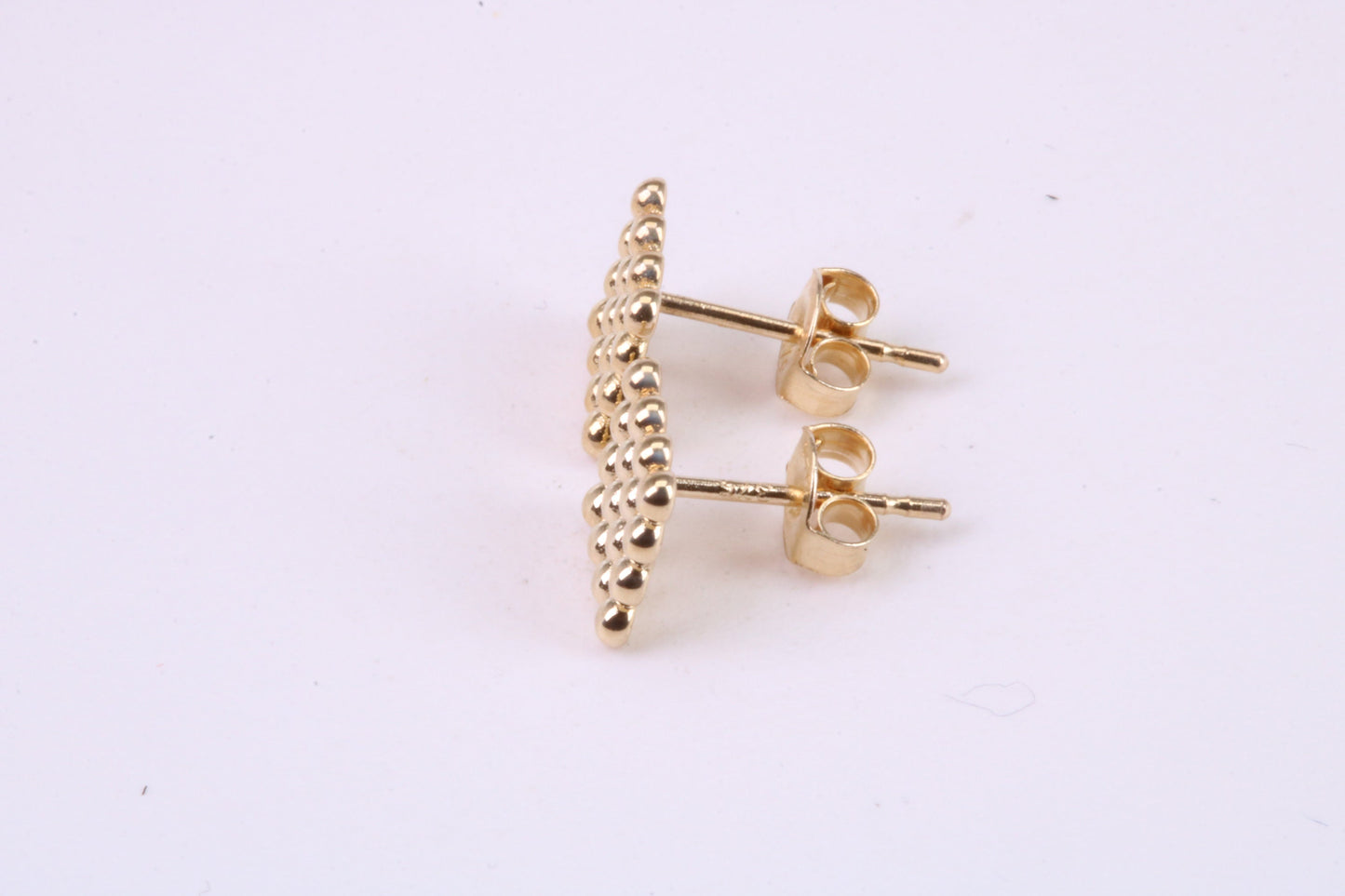 6 mm Square Stud Earrings Made from Solid 9ct Yellow Gold