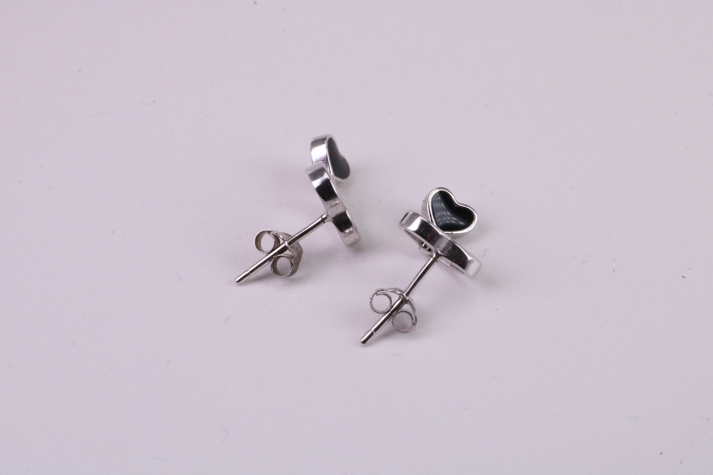 Love Heart Cubic Zirconia set Earrings, Very Dressy, Made from Solid 925 Grade Sterling Silver