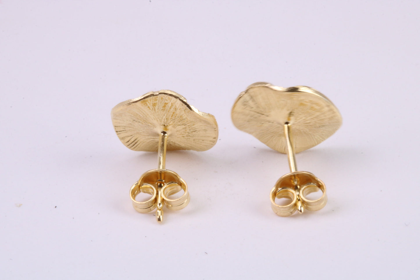Shimmering Stud Earrings, Very Dressy, Made from Solid 925 Grade Sterling Silver and 18ct Yellow Gold Plated