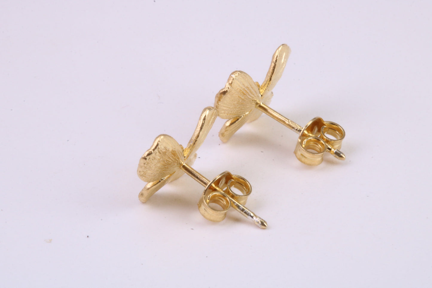 Butterfly Stud Earrings, Very Dressy, Made from Solid 925 Grade Sterling Silver and 18ct Yellow Gold Plated