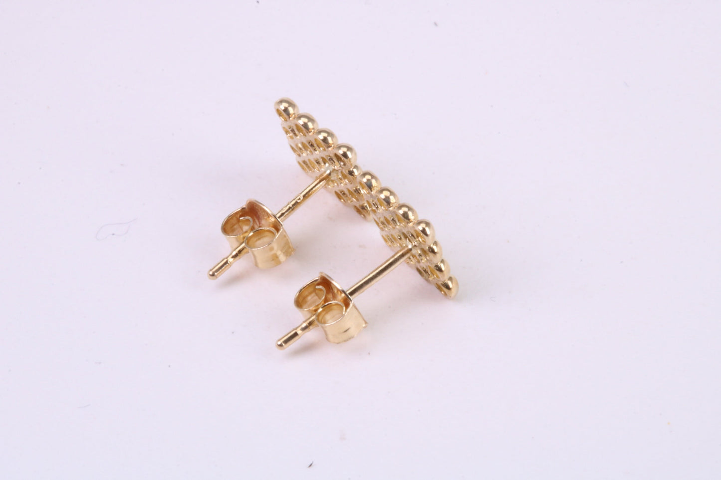 6 mm Square Stud Earrings Made from Solid 9ct Yellow Gold