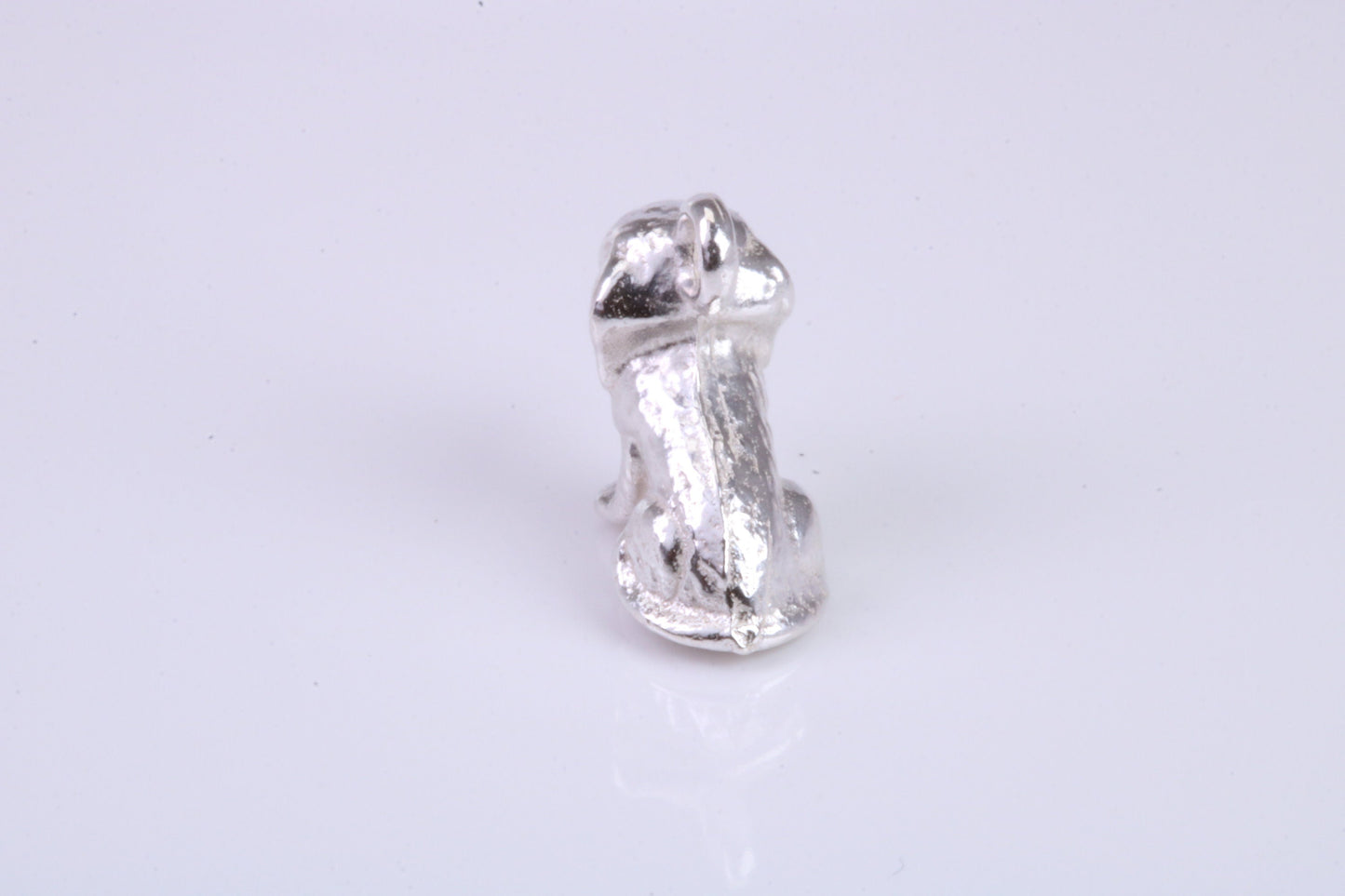 Dog Charm, Traditional Charm, Made from Solid 925 Grade Sterling Silver, Complete with Attachment Link