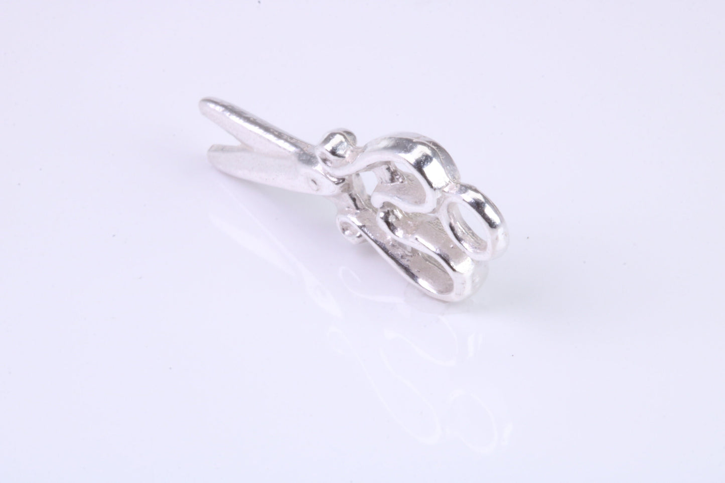 Scissor Charm, Traditional Charm, Made from Solid 925 Grade Sterling Silver, Complete with Attachment Link