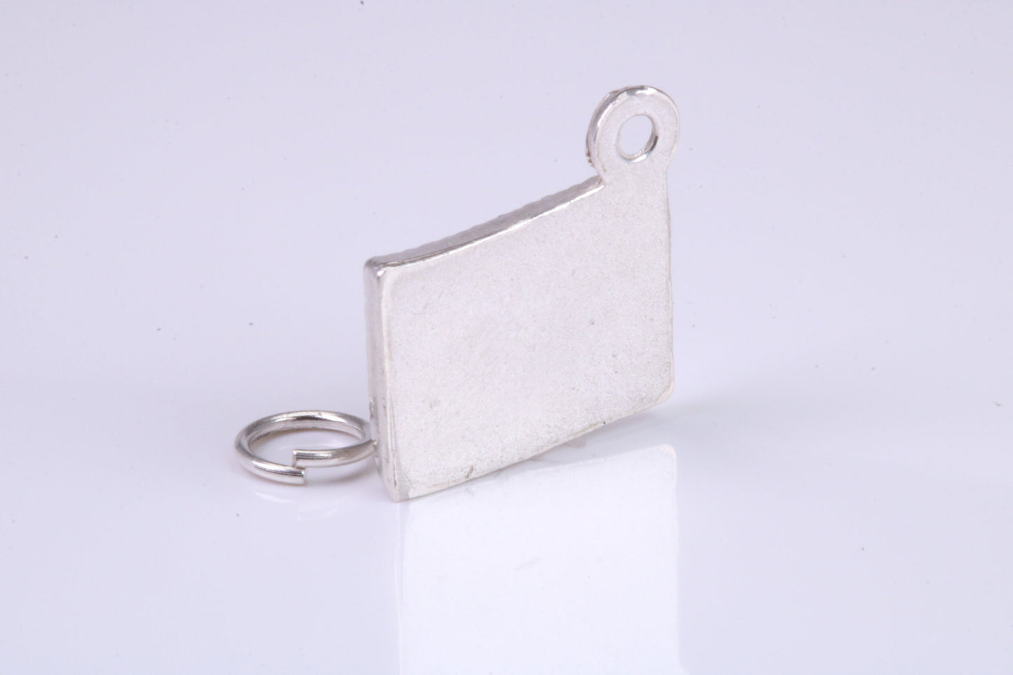 Birth Certificate Charm, Traditional Charm, Made from Solid 925 Grade Sterling Silver, Complete with Attachment Link