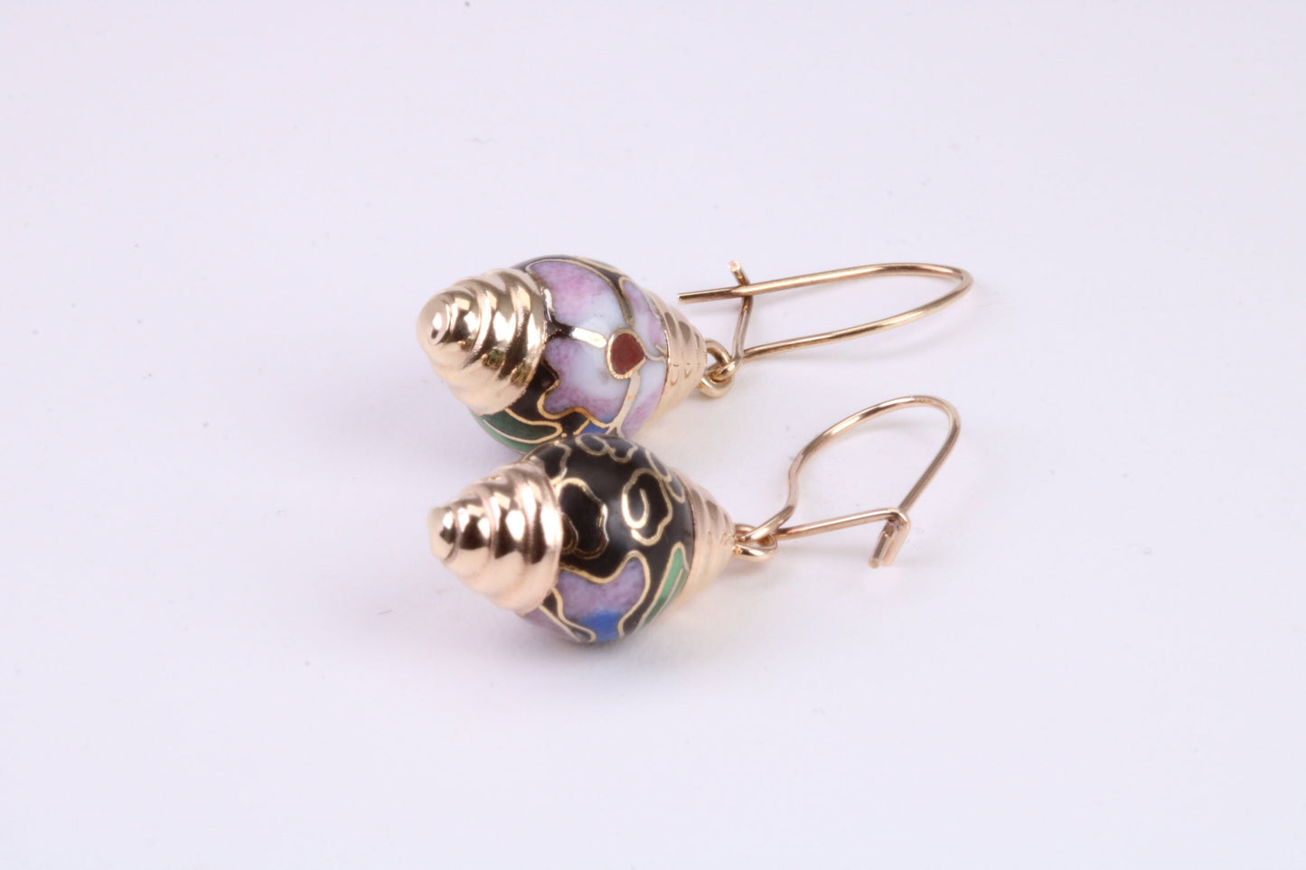 Vintage Look Dropper Earrings Made from 9ct Yellow Gold