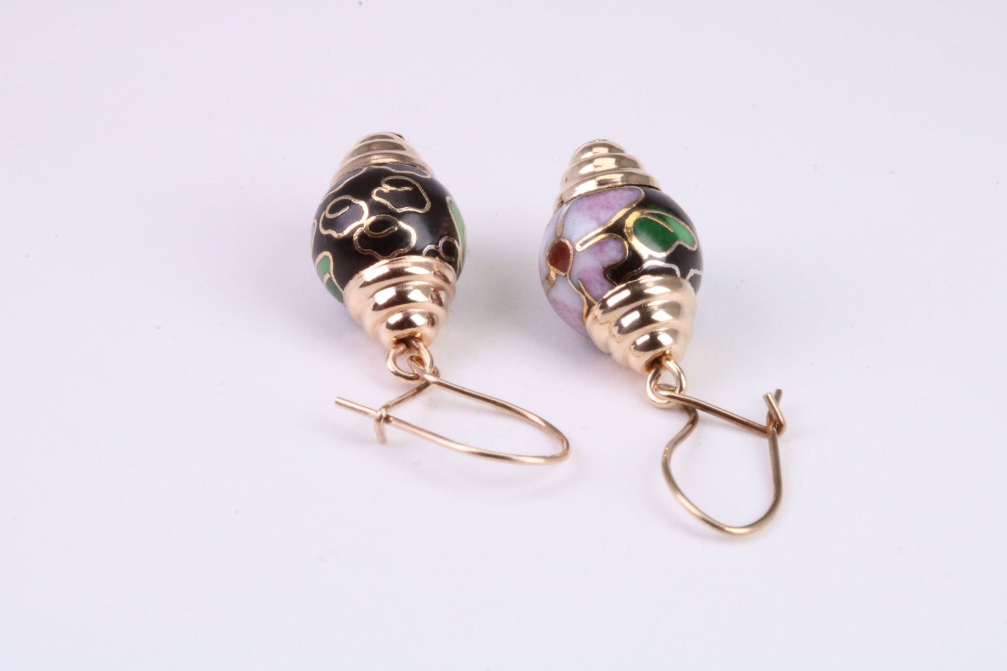 Vintage Look Dropper Earrings Made from 9ct Yellow Gold