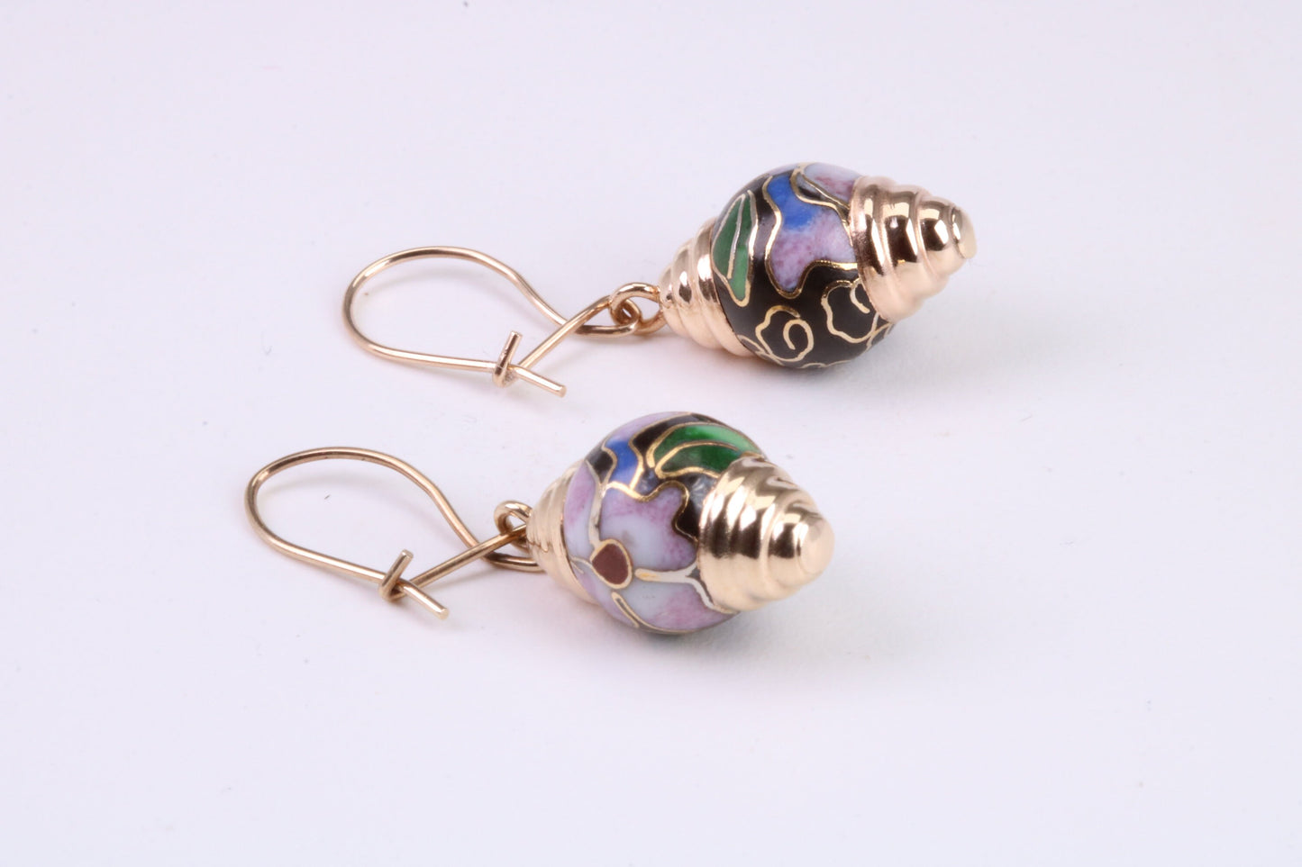 Vintage Look Dropper Earrings Made from 9ct Yellow Gold