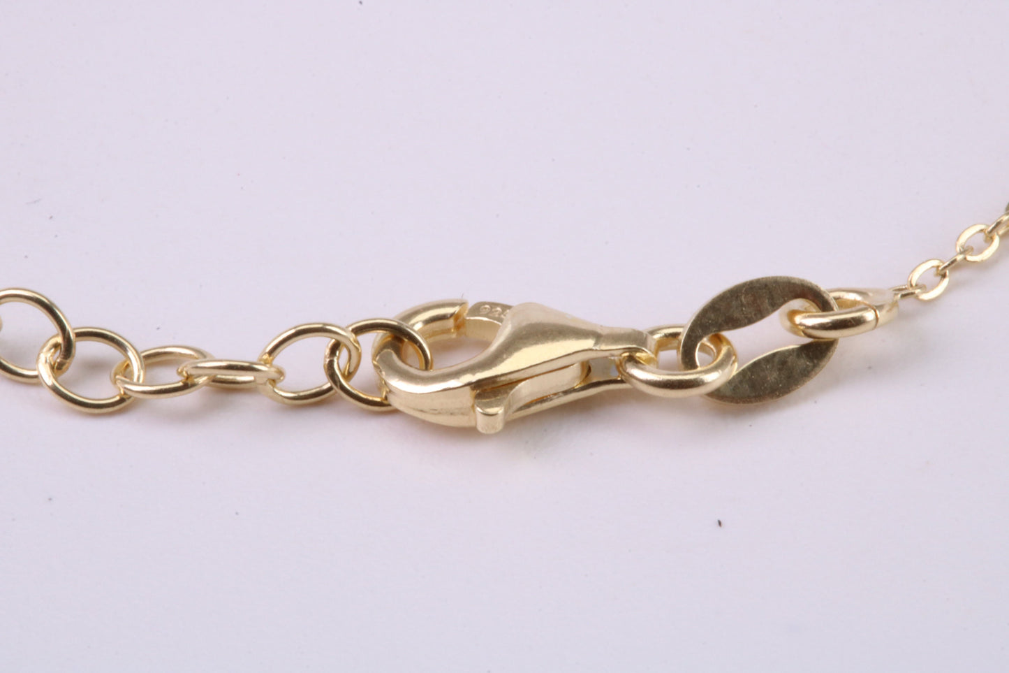 Dainty Love Hearts Bracelet, With Length Adjustable Chain, Made from solid Sterling Silver and Further 18ct Yellow Gold Plated