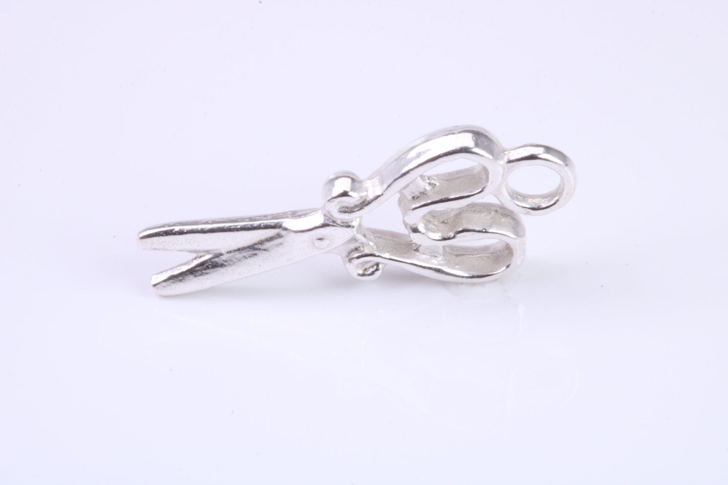 Scissor Charm, Traditional Charm, Made from Solid 925 Grade Sterling Silver, Complete with Attachment Link