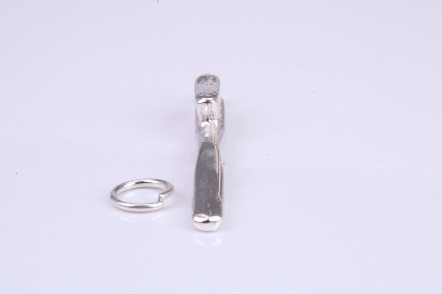 Tooth Brush Charm, Graduation Cap Charm, Traditional Charm, Made from Solid 925 Grade Sterling Silver, Complete with Attachment Link