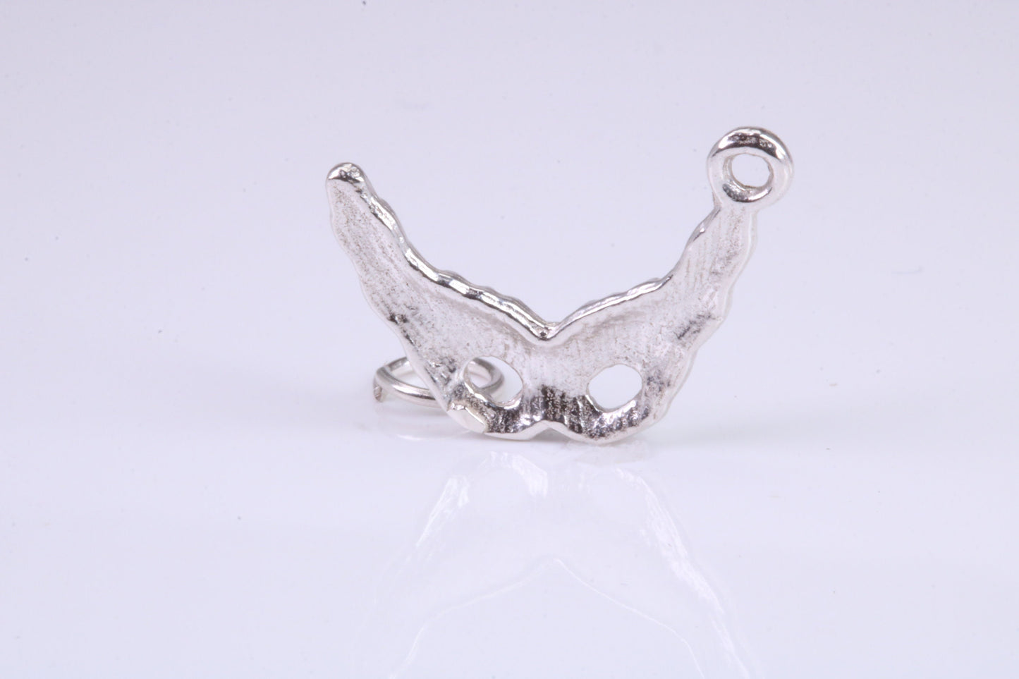 Pantomime Mask Charm, Traditional Charm, Made from Solid 925 Grade Sterling Silver, Complete with Attachment Link