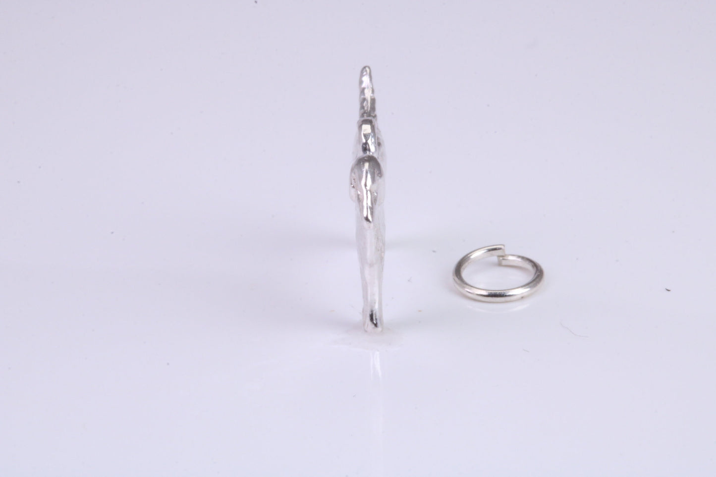 Pointer Dog Charm, Traditional Charm, Made from Solid 925 Grade Sterling Silver, Complete with Attachment Link
