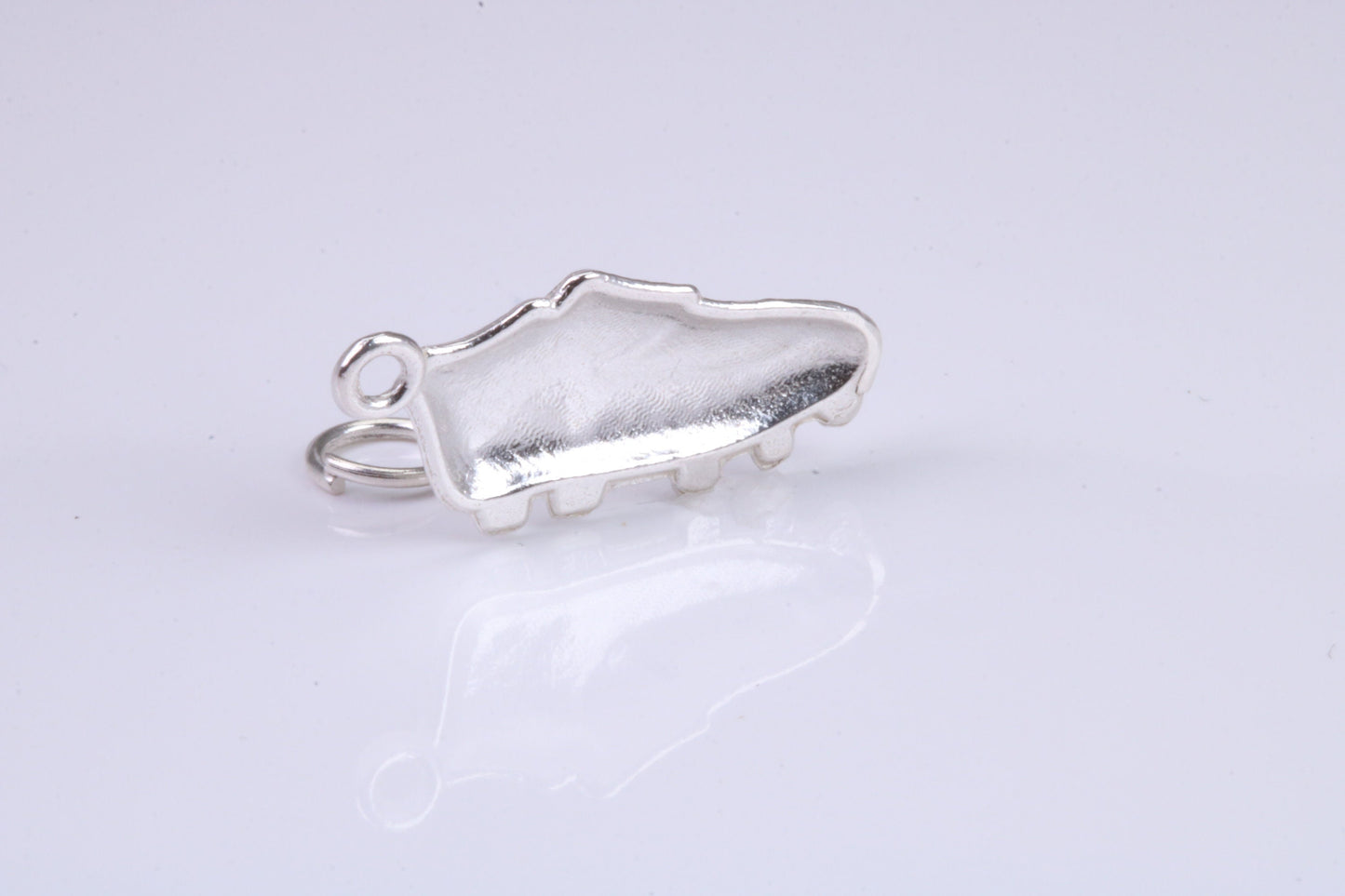 Soccer Boot Charm, Traditional Charm, Made from Solid 925 Grade Sterling Silver, Complete with Attachment Link