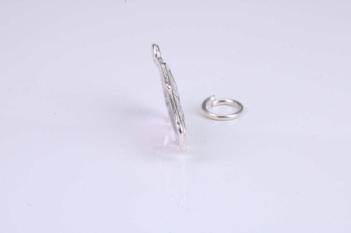 Soccer Boot Charm, Traditional Charm, Made from Solid 925 Grade Sterling Silver, Complete with Attachment Link