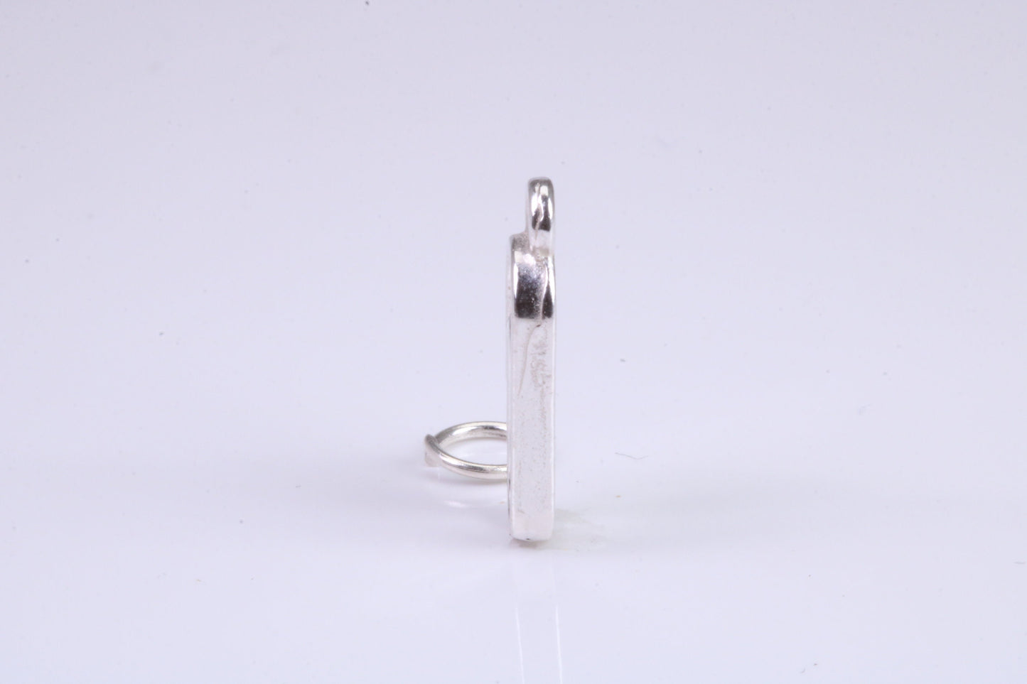 Paperclip Charm, Traditional Charm, Made from Solid 925 Grade Sterling Silver, Complete with Attachment Link