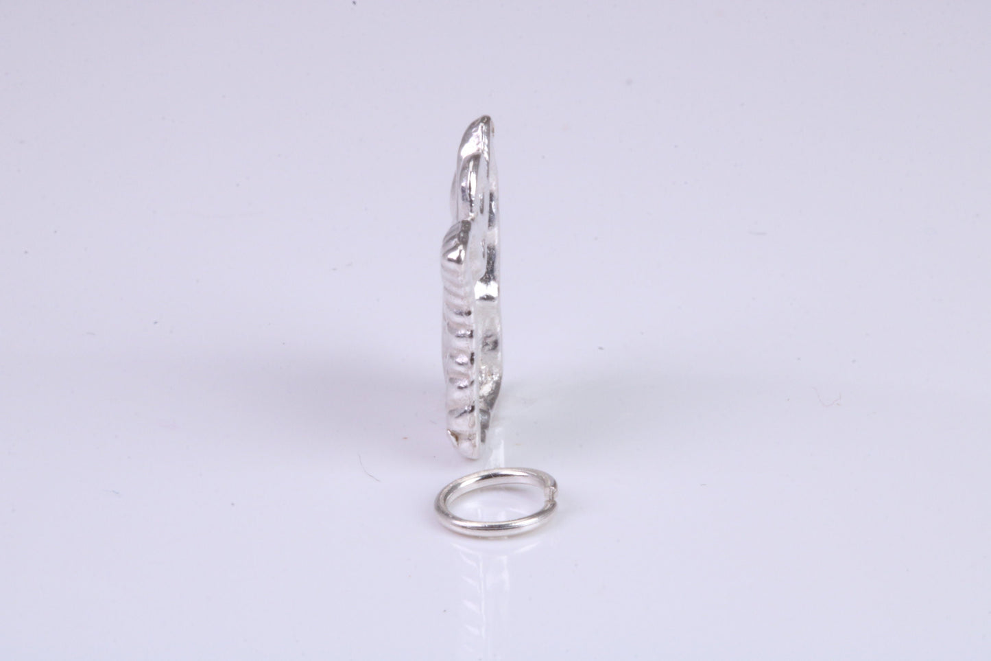Squirrel Charm, Traditional Charm, Made from Solid 925 Grade Sterling Silver, Complete with Attachment Link