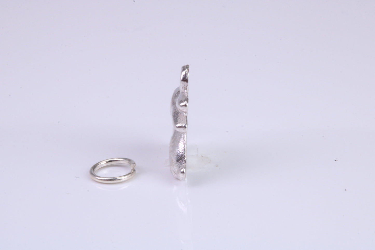 Bunny Rabbit Charm, Traditional Charm, Made from Solid 925 Grade Sterling Silver, Complete with Attachment Link