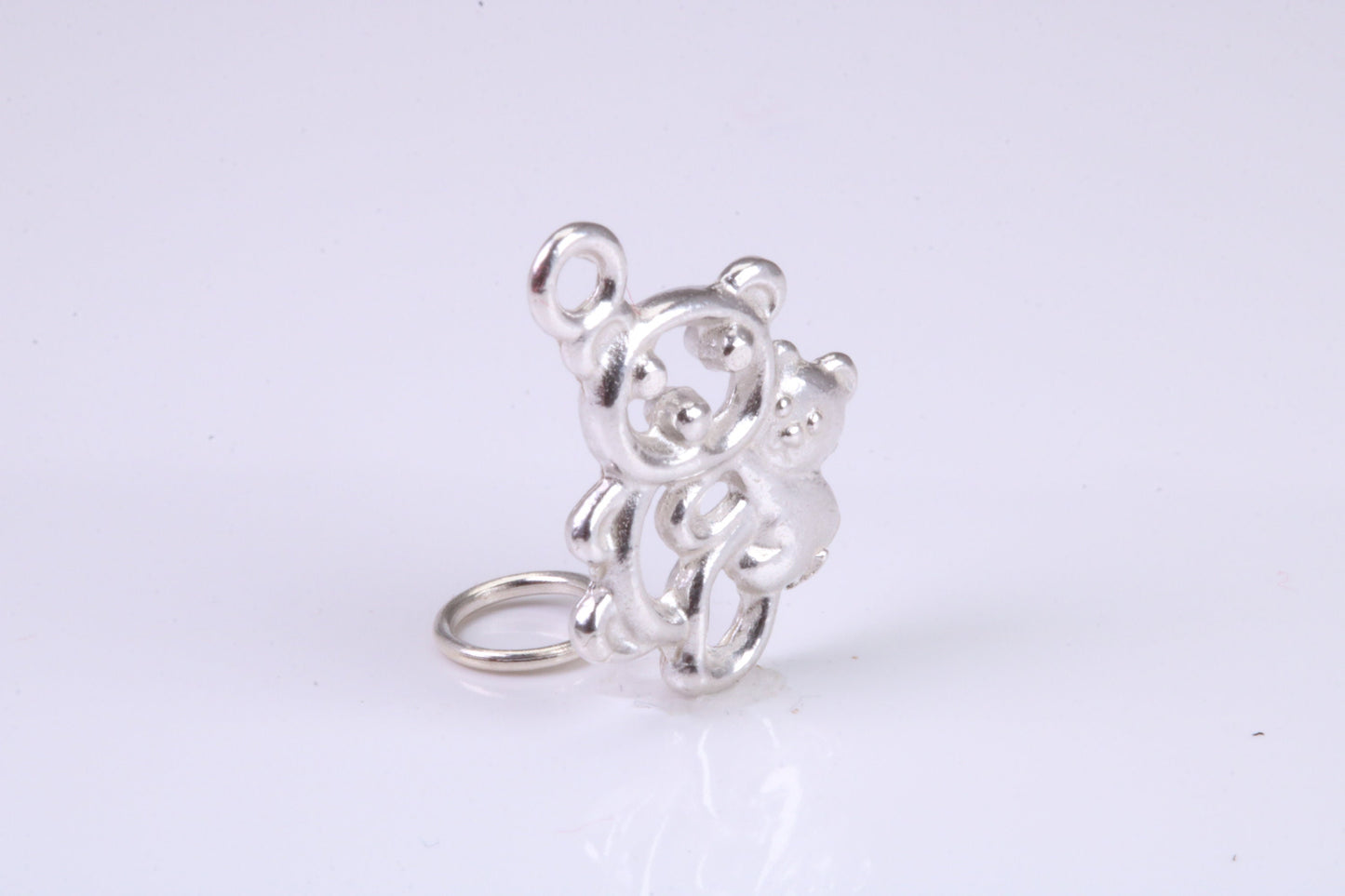 Koala Bear Charm, Traditional Charm, Made from Solid 925 Grade Sterling Silver, Complete with Attachment Link