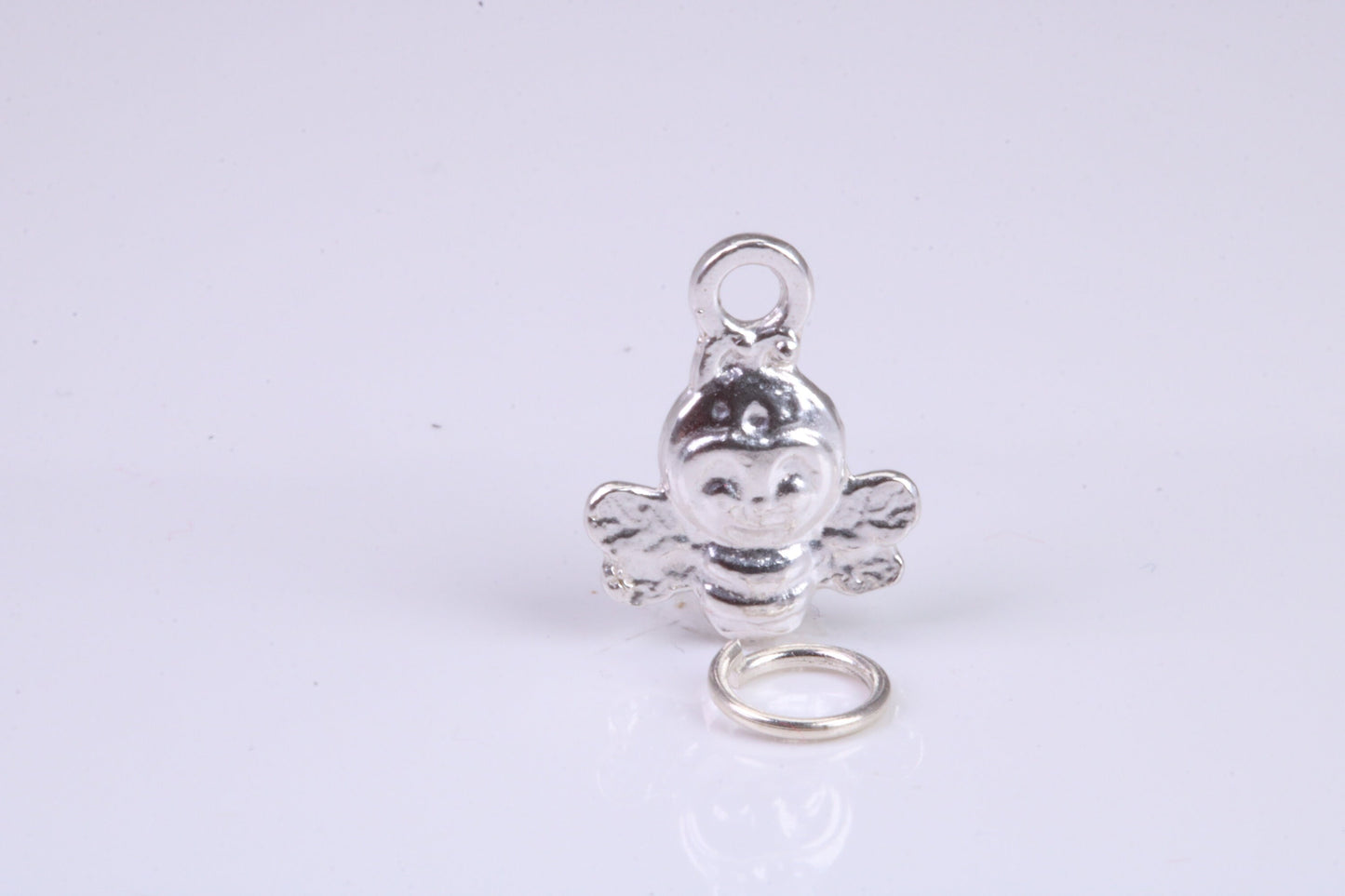 Bird Charm, Traditional Charm, Made from Solid 925 Grade Sterling Silver, Complete with Attachment Link