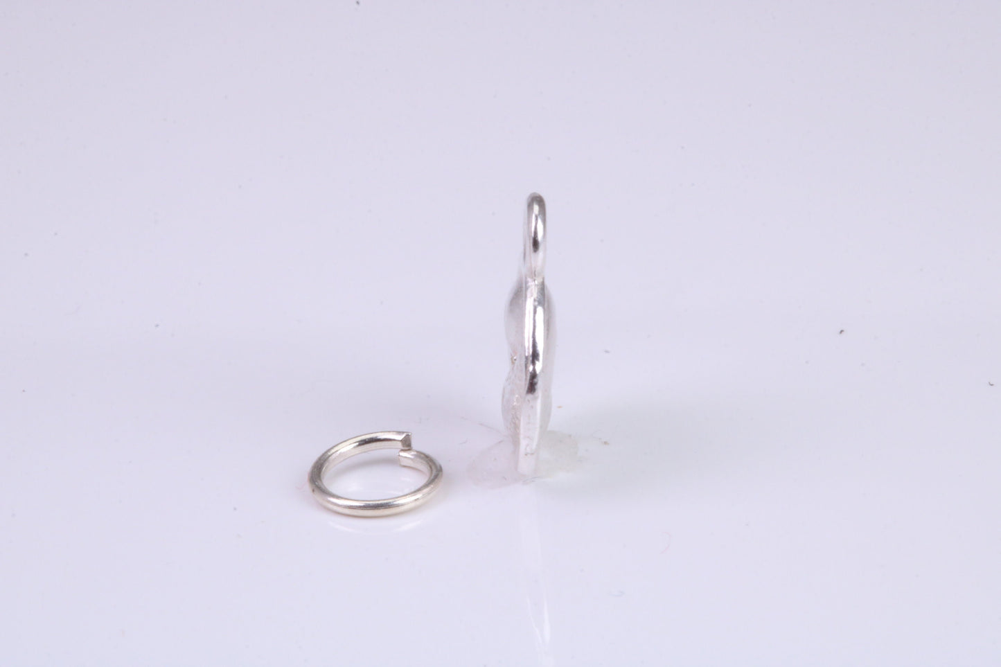 Ying and Yang Charm, Traditional Charm, Made from Solid 925 Grade Sterling Silver, Complete with Attachment Link