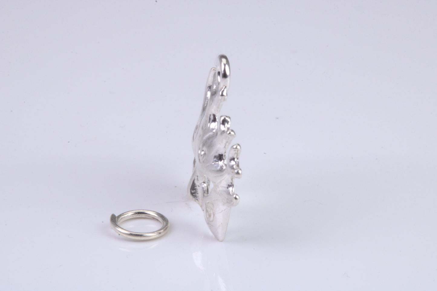 Pantomime Mask Charm, Traditional Charm, Made from Solid 925 Grade Sterling Silver, Complete with Attachment Link